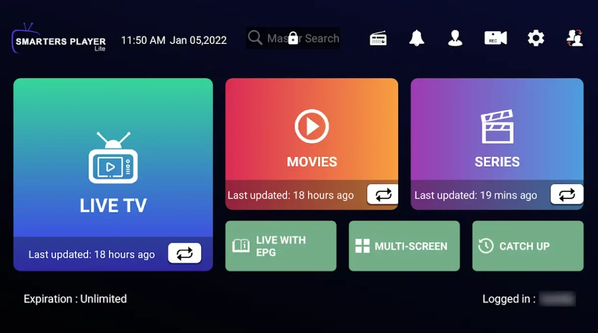 Renew iptv smarters-player lite